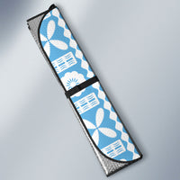 Suva Fiji 2026 Rugby Custom Auto Sun Shade Hibiscus Fijian Tapa Pattern LT14 - Polynesian Pride