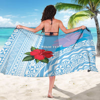 Suva Fiji 2026 Rugby Custom Sarong Hibiscus Fijian Tapa Pattern LT14 - Polynesian Pride
