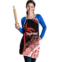 Rewa Fiji 2026 Rugby Custom Apron Ura Prawn Fijian Tapa Pattern LT14 - Polynesian Pride