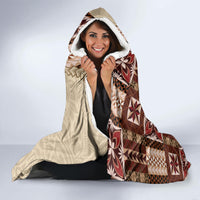 Samoa Tapau Hooded Blanket Samoan Siapo Pattern LT14 - Polynesian Pride