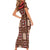 Samoa Siapo Family Matching Short Sleeve Bodycon Dress and Hawaiian Shirt Tapa Pattern Mix Ula Fala Hibiscus LT14 - Polynesian Pride