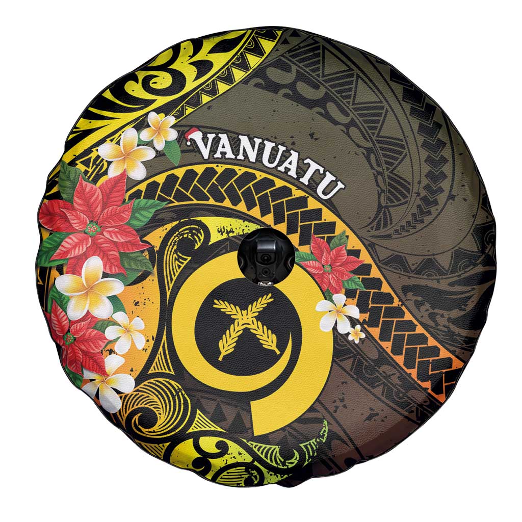 Vanuatu Christmas Spare Tire Cover Vanuatuan Pig Tusk - Meri Krismas!