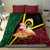 Vanuatu Christmas Bedding Set Vanuatuan Conch Shell - Meri Krismas!