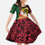 Vanuatu Christmas Family Matching Long Sleeve Bodycon Dress and Hawaiian Shirt Vanuatuan Conch Shell - Meri Krismas!