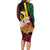 Vanuatu Christmas Family Matching Long Sleeve Bodycon Dress and Hawaiian Shirt Vanuatuan Conch Shell - Meri Krismas!