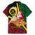 Vanuatu Christmas Family Matching Puletasi and Hawaiian Shirt Vanuatuan Conch Shell - Meri Krismas!