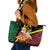 Vanuatu Christmas Leather Tote Bag Vanuatuan Conch Shell - Meri Krismas!