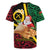 Vanuatu Christmas Rugby Jersey Vanuatuan Conch Shell - Meri Krismas!