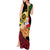 Vanuatu Christmas Tank Maxi Dress Vanuatuan Conch Shell - Meri Krismas!