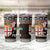 Fiji Christmas Tumbler Cup Fijian Masi Marau na Kerisimasi! - Brown