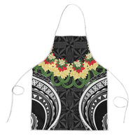 Black Tonga Ngatu Kahoa Lei Apron LT14 Black - Polynesian Pride