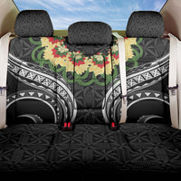 Black Tonga Ngatu Kahoa Lei Back Car Seat Cover LT14 One Size Black - Polynesian Pride
