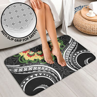 Black Tonga Ngatu Kahoa Lei Bathroom Set LT14 - Polynesian Pride