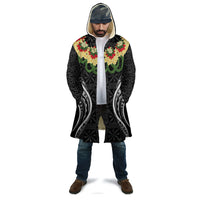 Black Tonga Ngatu Kahoa Lei Cloak LT14 - Polynesian Pride