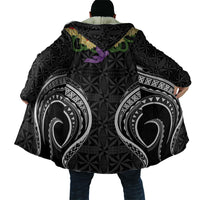 Black Tonga Ngatu Kahoa Lei Cloak LT14 - Polynesian Pride