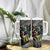 Aotearoa Kowhai Tui Bird Tumbler With Handle Maori Ngaru With Silver Fern