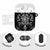 Black Ngaru Taniko With Aotearoa Maori Tattoo AirPods Case - Polynesian Pride