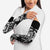 Black Ngaru Taniko With Aotearoa Maori Tattoo Arm Sleeves - Polynesian Pride