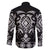 Black Ngaru Taniko With Aotearoa Maori Tattoo Family Matching Mermaid Dress and Hawaiian Shirt