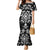 Black Ngaru Taniko With Aotearoa Maori Tattoo Family Matching Mermaid Dress and Hawaiian Shirt