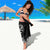 Black Ngaru Taniko With Aotearoa Maori Tattoo Sarong