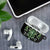 Green Ngaru Taniko With Aotearoa Maori Tattoo AirPods Case - Polynesian Pride