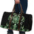 Green Ngaru Taniko With Aotearoa Maori Tattoo Travel Bag - Polynesian Pride