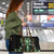 Green Ngaru Taniko With Aotearoa Maori Tattoo Travel Bag - Polynesian Pride