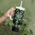 Green Ngaru Taniko With Aotearoa Maori Tattoo Tumbler With Handle
