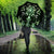 Green Ngaru Taniko With Aotearoa Maori Tattoo Umbrella - Polynesian Pride