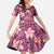 Pink Hawaii Plumeria With Tropical Flowers Motifs Family Matching Mermaid Dress and Hawaiian Shirt