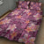 Pink Hawaii Plumeria With Tropical Flowers Motifs Quilt Bed Set
