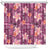 Pink Hawaii Plumeria With Tropical Flowers Motifs Shower Curtain