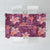 Pink Hawaii Plumeria With Tropical Flowers Motifs Tablecloth