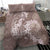 Polynesia Hammerhead Shark Tattoo With Plumeria Lei Bedding Set