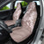 Polynesia Hammerhead Shark Tattoo With Plumeria Lei Car Seat Cover