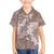 Polynesia Hammerhead Shark Tattoo With Plumeria Lei Family Matching Tank Maxi Dress and Hawaiian Shirt