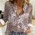Polynesia Hammerhead Shark Tattoo With Plumeria Lei Women Casual Shirt