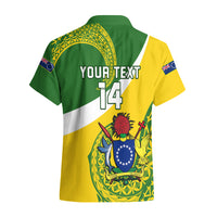 Personalised Cook Islands Rugby Hawaiian Shirt Pacific Go The Kukis Sporty Style LT14 - Polynesian Pride