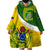 Personalised Cook Islands Rugby Wearable Blanket Hoodie Pacific Go The Kukis Sporty Style LT14 - Polynesian Pride