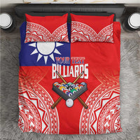 Personalised Taiwan Billiards Bedding Set Eight-ball Pool Polynesia Tattoo - Polynesian Pride