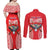 Personalised Taiwan Billiards Couples Matching Off Shoulder Maxi Dress and Long Sleeve Button Shirt Eight-ball Pool Polynesia Tattoo - Polynesian Pride