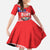Personalised Taiwan Billiards Family Matching Short Sleeve Bodycon Dress and Hawaiian Shirt Eight-ball Pool Polynesia Tattoo - Polynesian Pride