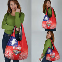 Personalised Taiwan Billiards Grocery Bag Eight-ball Pool Polynesia Tattoo - Polynesian Pride