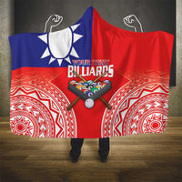 Personalised Taiwan Billiards Hooded Blanket Eight-ball Pool Polynesia Tattoo - Polynesian Pride