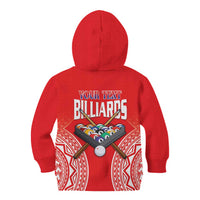 Personalised Taiwan Billiards Kid Hoodie Eight-ball Pool Polynesia Tattoo - Polynesian Pride