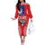 Personalised Taiwan Billiards Off The Shoulder Long Sleeve Dress Eight-ball Pool Polynesia Tattoo - Polynesian Pride