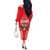 Personalised Taiwan Billiards Off The Shoulder Long Sleeve Dress Eight-ball Pool Polynesia Tattoo - Polynesian Pride