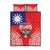Personalised Taiwan Billiards Quilt Bed Set Eight-ball Pool Polynesia Tattoo - Polynesian Pride