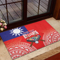 Personalised Taiwan Billiards Rubber Doormat Eight-ball Pool Polynesia Tattoo - Polynesian Pride